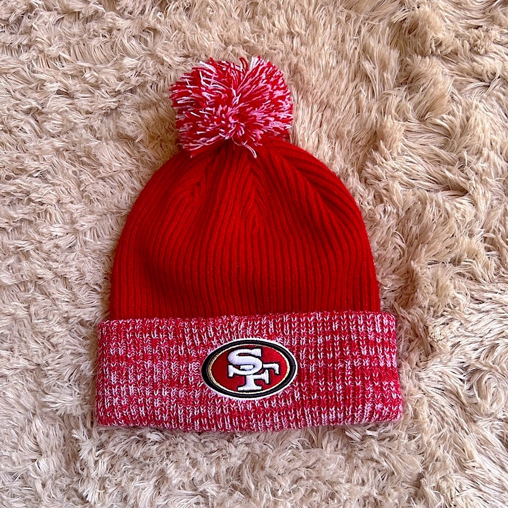 New Era NFL San Francisco 49ers
Football Logo Cuffed Beanie w/Bobble